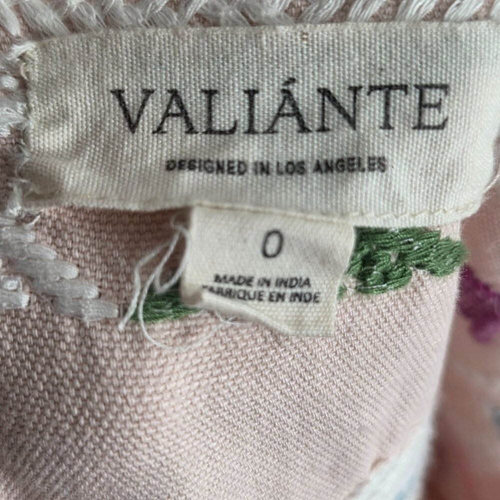 Anthropologie Valiante Anthropologie Women Size 0 Tijuana Panay Embroidered Caft - Picture 8 of 9